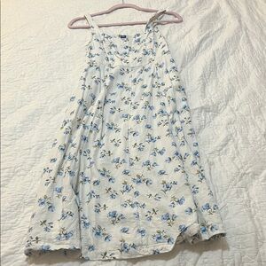 Floral White Midi Dress Petite